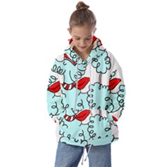 Doodle Poodle  Kids  Oversized Hoodie by IIPhotographyAndDesigns