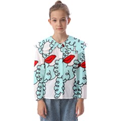 Doodle Poodle  Kids  Peter Pan Collar Blouse