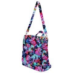 Neon Floral Crossbody Backpack by 3cl3ctix