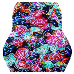 Neon Floral Car Seat Back Cushion  by 3cl3ctix