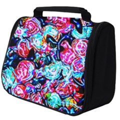 Neon Floral Full Print Travel Pouch (big) by 3cl3ctix