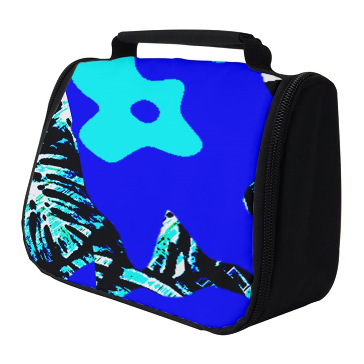 Abstract Tropical Full Print Travel Pouch (Small)