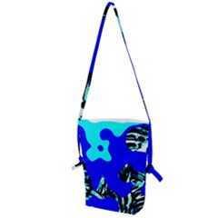 Abstract Tropical Folding Shoulder Bag by 3cl3ctix