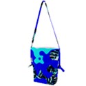 Abstract Tropical Folding Shoulder Bag View1