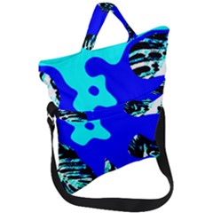 Abstract Tropical Fold Over Handle Tote Bag by 3cl3ctix