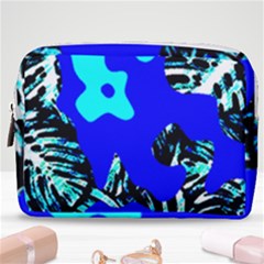 Abstract Tropical Make Up Pouch (medium) by 3cl3ctix