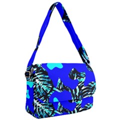 Abstract Tropical Courier Bag by 3cl3ctix