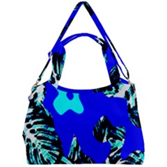 Abstract Tropical Double Compartment Shoulder Bag by 3cl3ctix