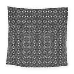 Black Lace Square Tapestry (large) by SychEva