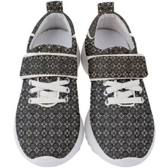 Black Lace Kids  Velcro Strap Shoes