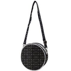 Black Lace Crossbody Circle Bag by SychEva