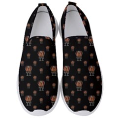 Funny Ugly Bird Drawing Print Pattern Men s Slip On Sneakers