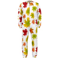 Bright Autumn Leaves Onepiece Jumpsuit (men)  by SychEva