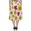 Bright Autumn Leaves Classic Midi Skirt View2