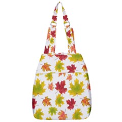 Bright Autumn Leaves Center Zip Backpack by SychEva