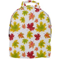 Bright Autumn Leaves Mini Full Print Backpack by SychEva