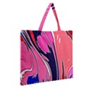 Painted Marble Zipper Large Tote Bag View2