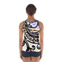 Faux Baroque Print Sport Tank Top  View2