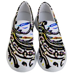 Faux Baroque Print Women s Lightweight Slip Ons by 3cl3ctix