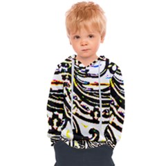 Faux Baroque Print Kids  Overhead Hoodie