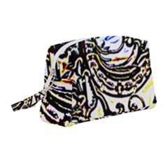 Faux Baroque Print Wristlet Pouch Bag (medium) by 3cl3ctix