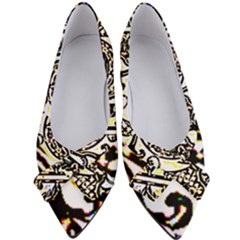 Faux Baroque Print Women s Bow Heels by 3cl3ctix