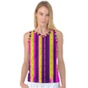 Warped Stripy Dots Women s Basketball Tank Top View1