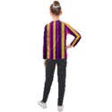 Warped Stripy Dots Kids  Long Mesh Tee View2