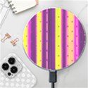 Warped Stripy Dots Wireless Charger View1