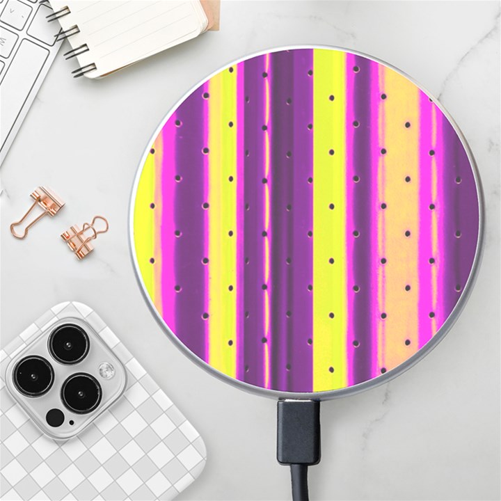 Warped Stripy Dots Wireless Charger