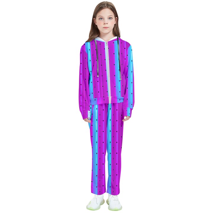 Warped Stripy Dots Kids  Tracksuit