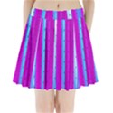 Warped Stripy Dots Pleated Mini Skirt View1