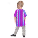 Warped Stripy Dots Kids  Raglan Tee View2