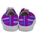 Warped Stripy Dots Kids  Low Top Canvas Sneakers View4