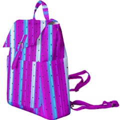 Warped Stripy Dots Buckle Everyday Backpack by essentialimage365