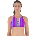 Warped Stripy Dots Perfectly Cut Out Bikini Top View1