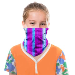 Warped Stripy Dots Face Covering Bandana (kids) by essentialimage365