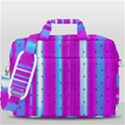 Warped Stripy Dots MacBook Pro Shoulder Laptop Bag (Large) View3