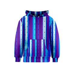 Warped Stripy Dots Kids  Pullover Hoodie