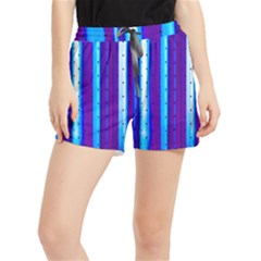 Warped Stripy Dots Runner Shorts