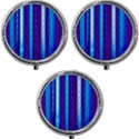 Warped Stripy Dots Mini Round Pill Box (Pack of 3) View1