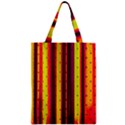 Warped Stripy Dots Zipper Classic Tote Bag View1