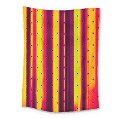 Warped Stripy Dots Medium Tapestry