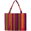 Warped Stripy Dots Mini Tote Bag View1