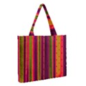 Warped Stripy Dots Medium Tote Bag View2