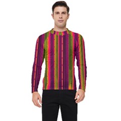 Warped Stripy Dots Men s Long Sleeve Rash Guard by essentialimage365