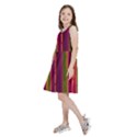 Warped Stripy Dots Kids  Skater Dress View2