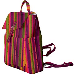 Warped Stripy Dots Buckle Everyday Backpack by essentialimage365