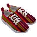 Warped Stripy Dots Kids Athletic Shoes View3