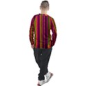 Warped Stripy Dots Men s Long Sleeve Raglan Tee View2